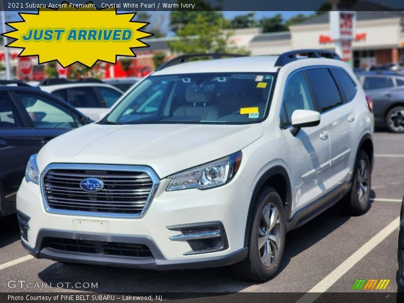 Crystal White Pearl / Warm Ivory 2021 Subaru Ascent Premium