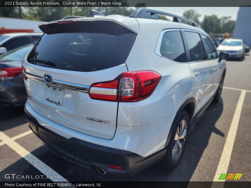 Crystal White Pearl / Warm Ivory 2021 Subaru Ascent Premium