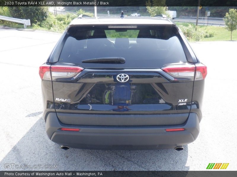 Midnight Black Metallic / Black 2020 Toyota RAV4 XLE AWD