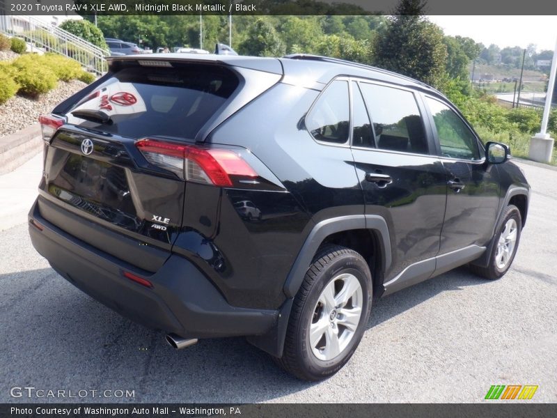 Midnight Black Metallic / Black 2020 Toyota RAV4 XLE AWD