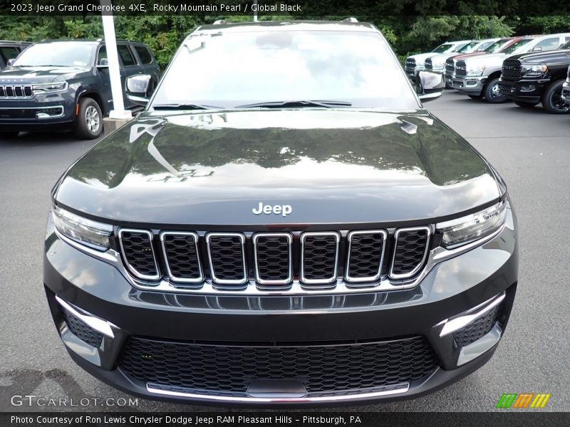 Rocky Mountain Pearl / Global Black 2023 Jeep Grand Cherokee 4XE