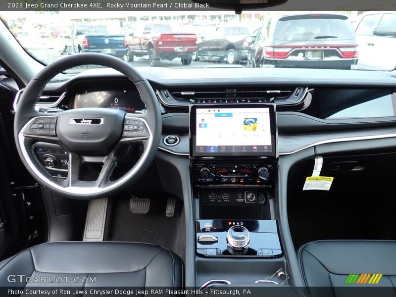 Rocky Mountain Pearl / Global Black 2023 Jeep Grand Cherokee 4XE