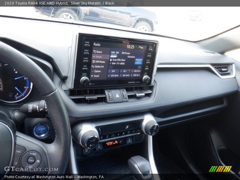 Silver Sky Metallic / Black 2020 Toyota RAV4 XSE AWD Hybrid