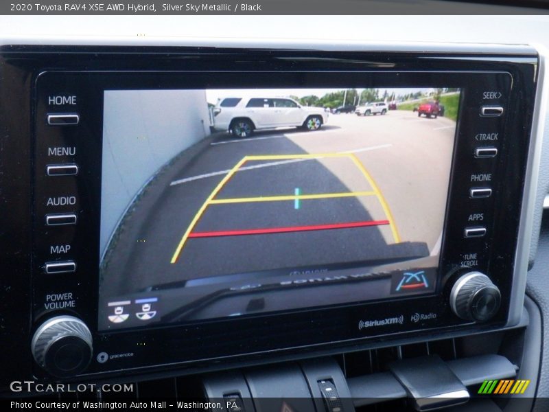 Silver Sky Metallic / Black 2020 Toyota RAV4 XSE AWD Hybrid