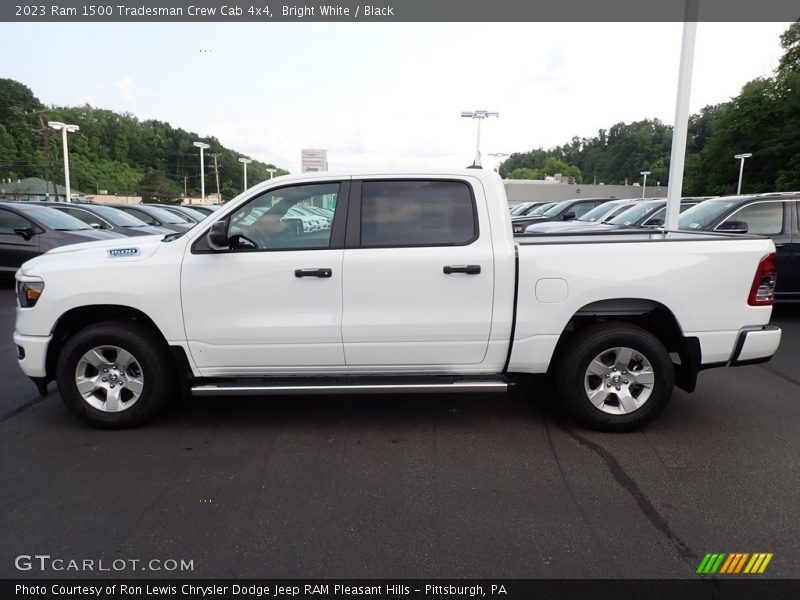 Bright White / Black 2023 Ram 1500 Tradesman Crew Cab 4x4