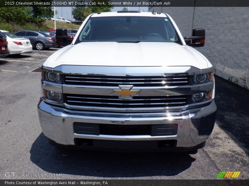 Summit White / Jet Black/Dark Ash 2015 Chevrolet Silverado 2500HD WT Double Cab 4x4
