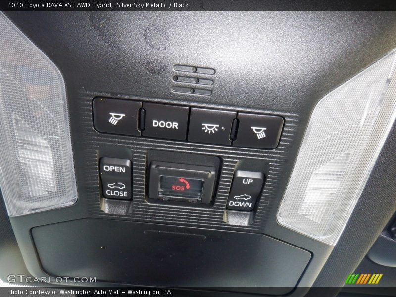 Silver Sky Metallic / Black 2020 Toyota RAV4 XSE AWD Hybrid