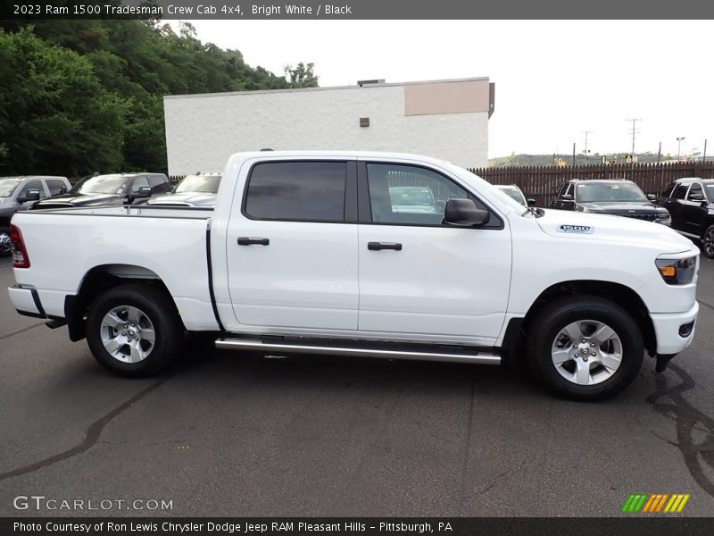 Bright White / Black 2023 Ram 1500 Tradesman Crew Cab 4x4