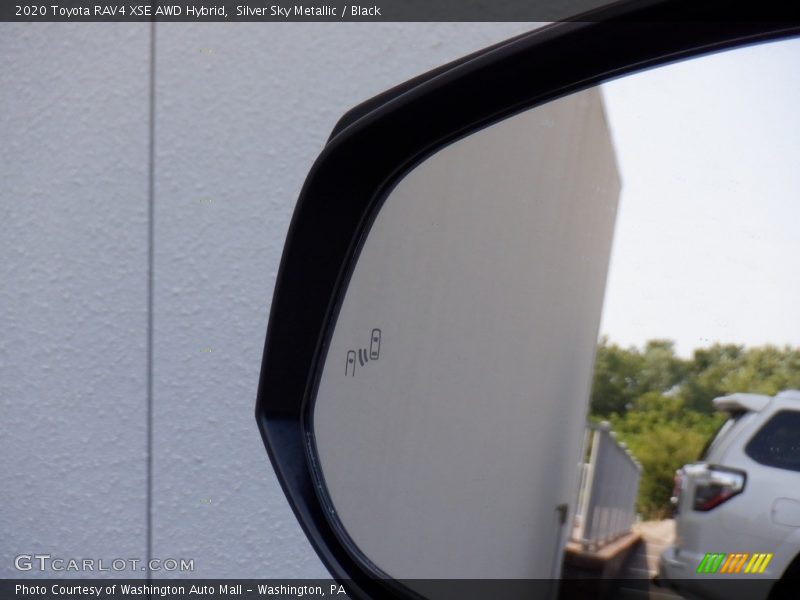 Silver Sky Metallic / Black 2020 Toyota RAV4 XSE AWD Hybrid