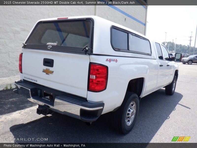 Summit White / Jet Black/Dark Ash 2015 Chevrolet Silverado 2500HD WT Double Cab 4x4