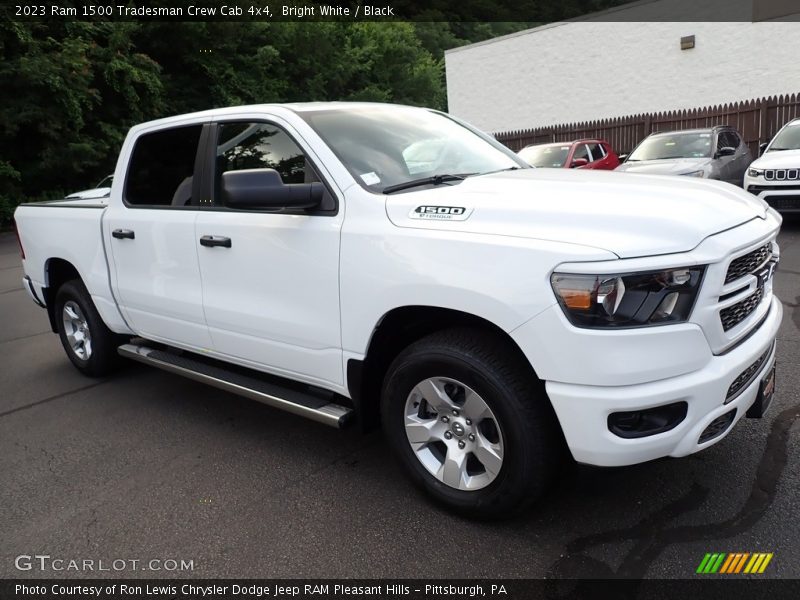 Bright White / Black 2023 Ram 1500 Tradesman Crew Cab 4x4