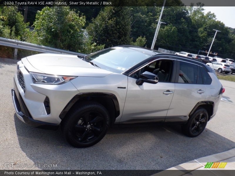  2020 RAV4 XSE AWD Hybrid Silver Sky Metallic