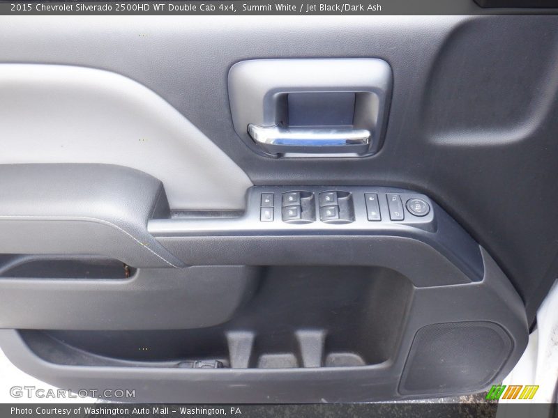 Summit White / Jet Black/Dark Ash 2015 Chevrolet Silverado 2500HD WT Double Cab 4x4
