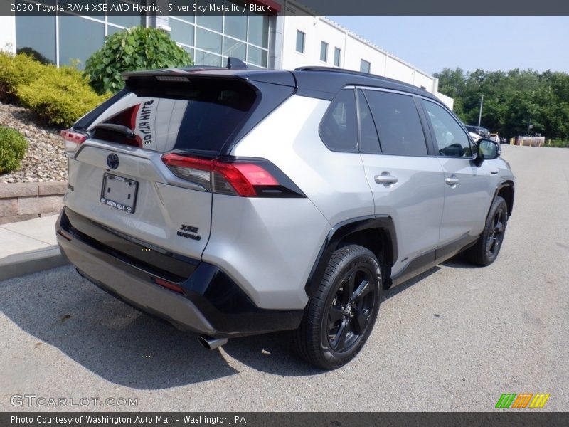 Silver Sky Metallic / Black 2020 Toyota RAV4 XSE AWD Hybrid