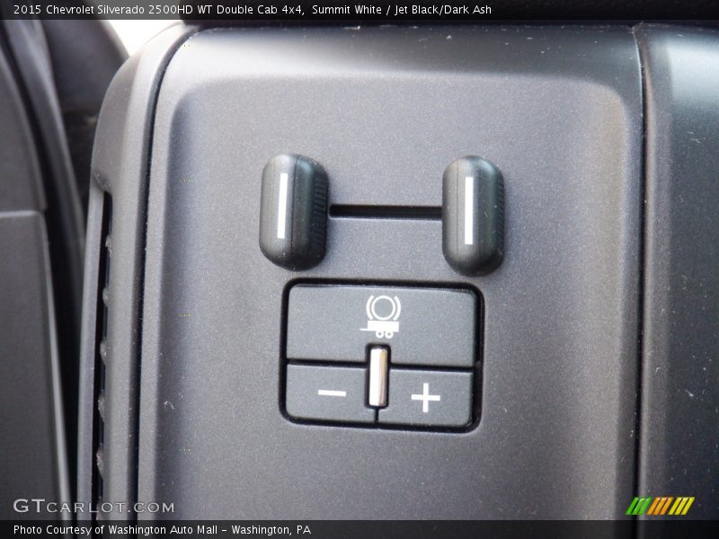 Summit White / Jet Black/Dark Ash 2015 Chevrolet Silverado 2500HD WT Double Cab 4x4