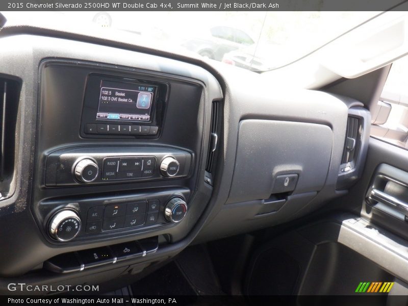 Summit White / Jet Black/Dark Ash 2015 Chevrolet Silverado 2500HD WT Double Cab 4x4