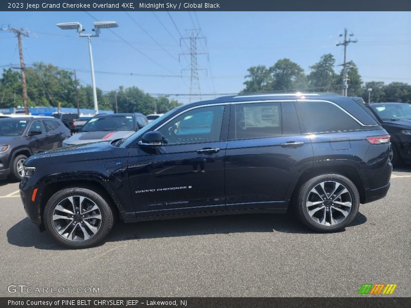 Midnight Sky / Global Black 2023 Jeep Grand Cherokee Overland 4XE