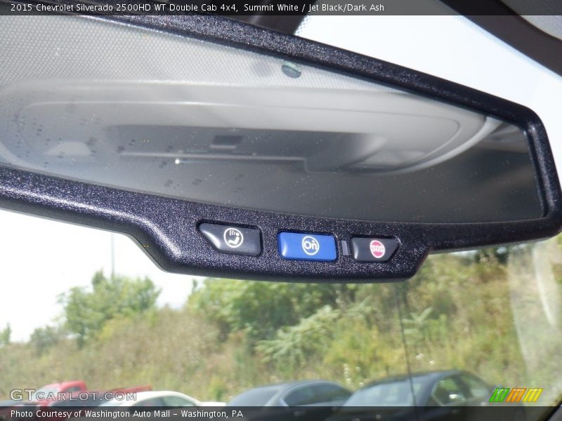 Summit White / Jet Black/Dark Ash 2015 Chevrolet Silverado 2500HD WT Double Cab 4x4