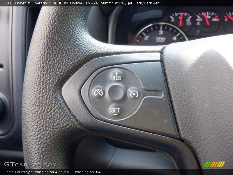 Summit White / Jet Black/Dark Ash 2015 Chevrolet Silverado 2500HD WT Double Cab 4x4