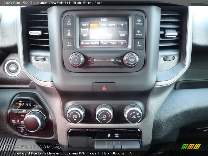 Bright White / Black 2023 Ram 1500 Tradesman Crew Cab 4x4