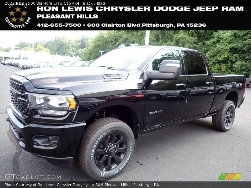 Black / Black 2023 Ram 2500 Big Horn Crew Cab 4x4