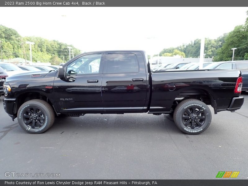 Black / Black 2023 Ram 2500 Big Horn Crew Cab 4x4