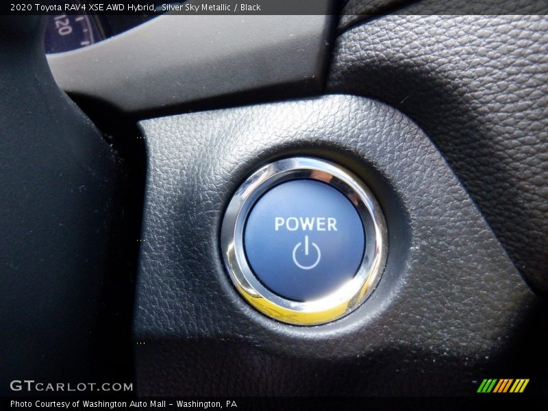 Silver Sky Metallic / Black 2020 Toyota RAV4 XSE AWD Hybrid