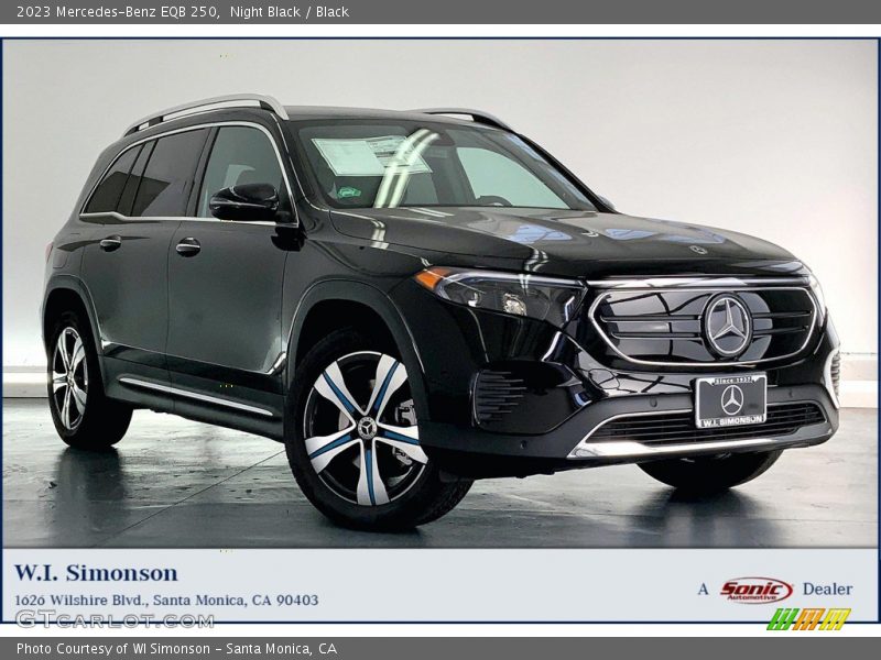 Night Black / Black 2023 Mercedes-Benz EQB 250