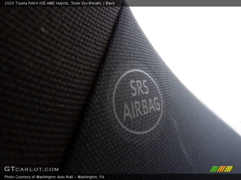 Silver Sky Metallic / Black 2020 Toyota RAV4 XSE AWD Hybrid