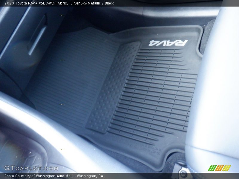 Silver Sky Metallic / Black 2020 Toyota RAV4 XSE AWD Hybrid