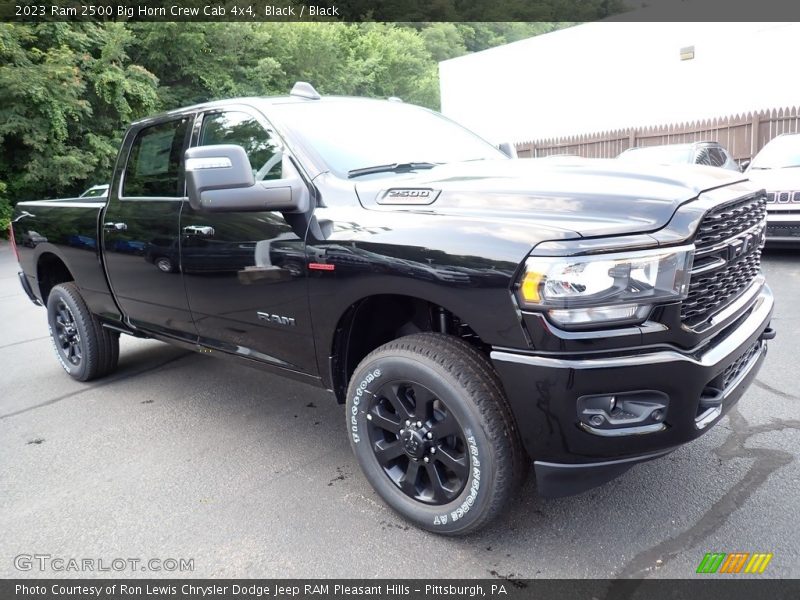Black / Black 2023 Ram 2500 Big Horn Crew Cab 4x4