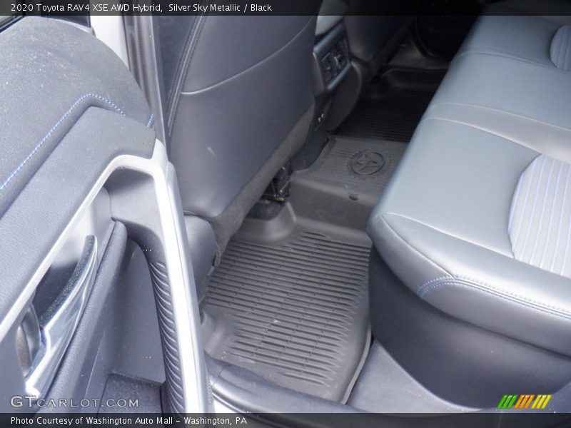 Silver Sky Metallic / Black 2020 Toyota RAV4 XSE AWD Hybrid