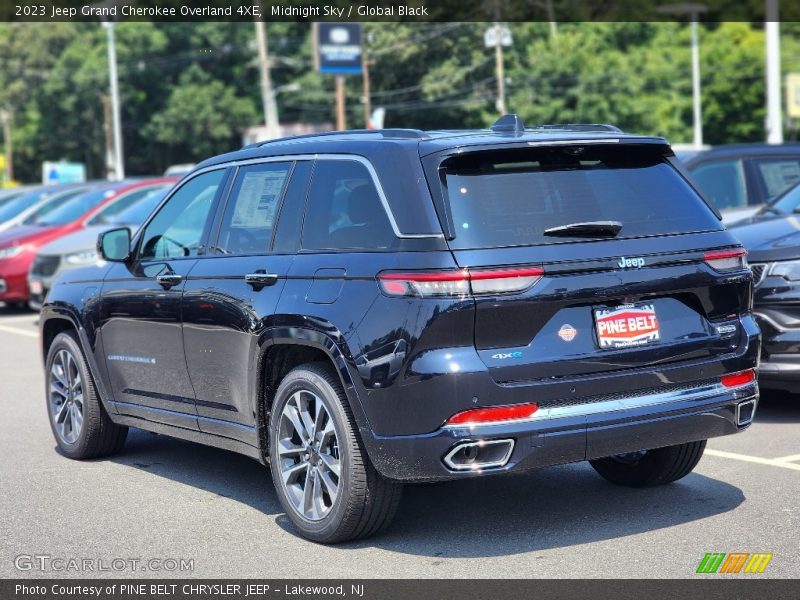 Midnight Sky / Global Black 2023 Jeep Grand Cherokee Overland 4XE