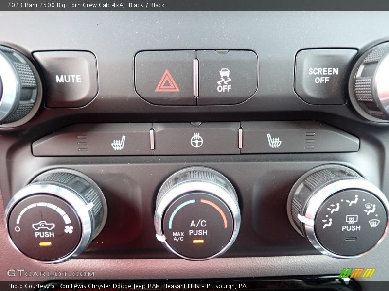Black / Black 2023 Ram 2500 Big Horn Crew Cab 4x4