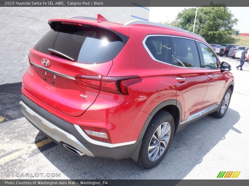 Calypso Red / Black 2020 Hyundai Santa Fe SEL AWD
