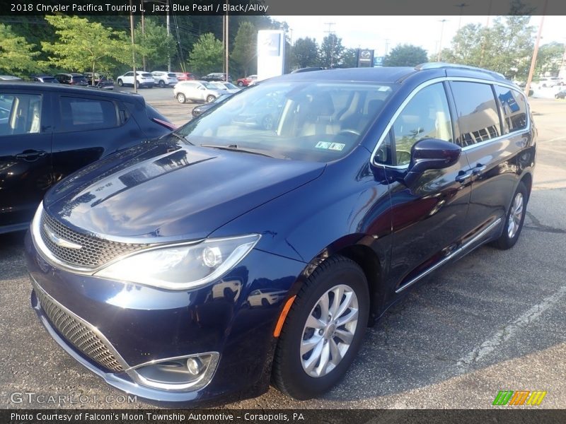Jazz Blue Pearl / Black/Alloy 2018 Chrysler Pacifica Touring L