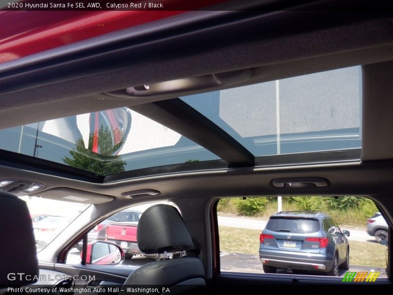 Calypso Red / Black 2020 Hyundai Santa Fe SEL AWD