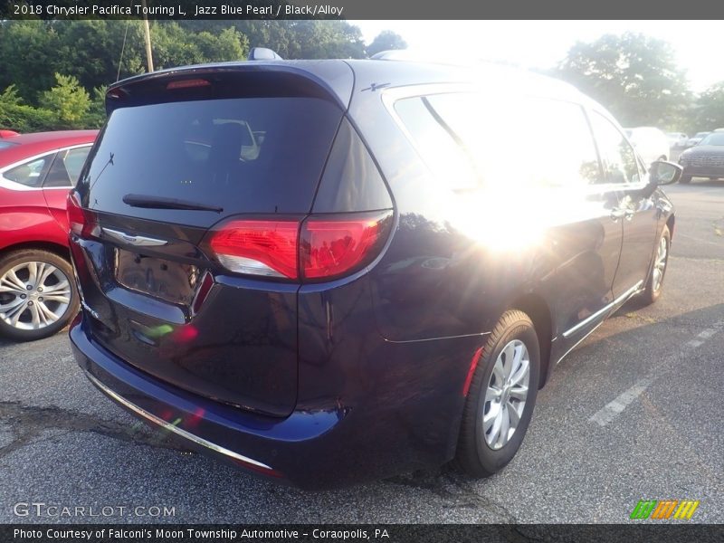 Jazz Blue Pearl / Black/Alloy 2018 Chrysler Pacifica Touring L