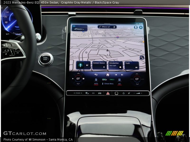 Navigation of 2023 EQS 450+ Sedan