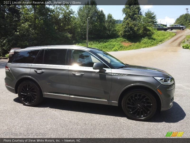 Asher Gray / Ebony 2021 Lincoln Aviator Reserve AWD