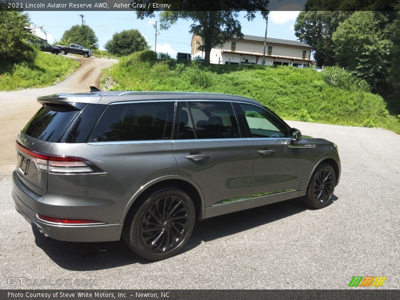 Asher Gray / Ebony 2021 Lincoln Aviator Reserve AWD