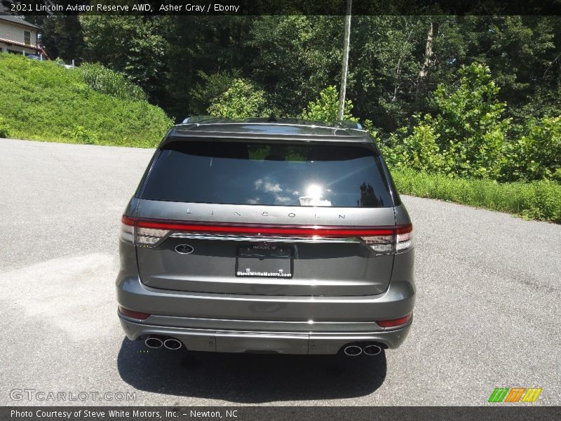 Asher Gray / Ebony 2021 Lincoln Aviator Reserve AWD