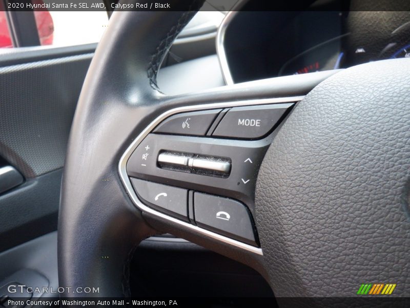 Calypso Red / Black 2020 Hyundai Santa Fe SEL AWD