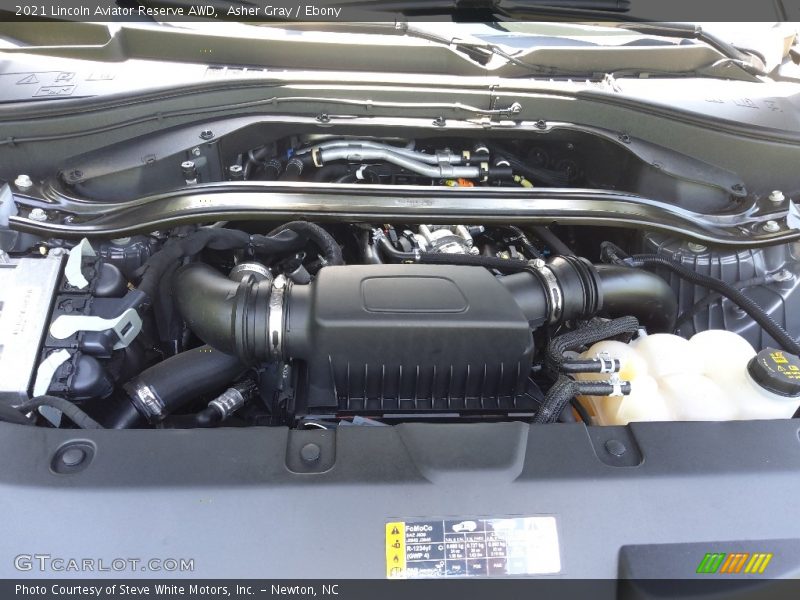 Asher Gray / Ebony 2021 Lincoln Aviator Reserve AWD