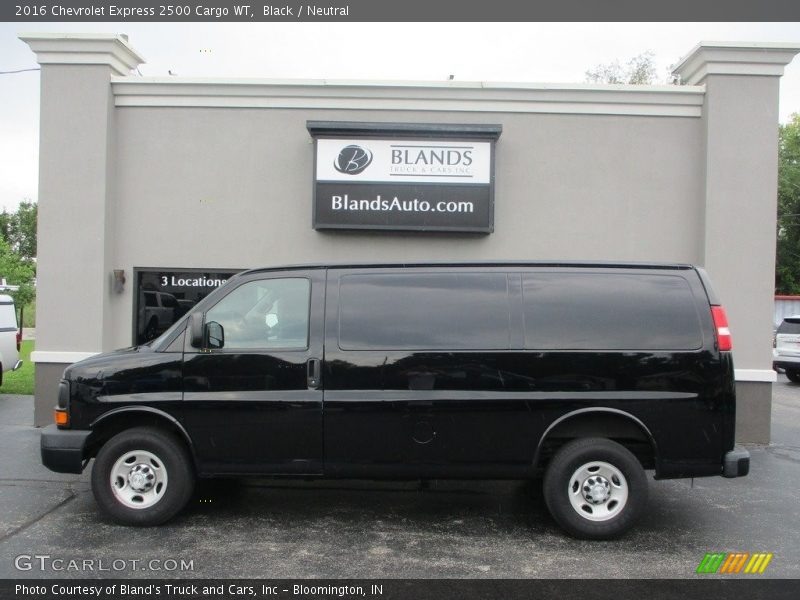 Black / Neutral 2016 Chevrolet Express 2500 Cargo WT