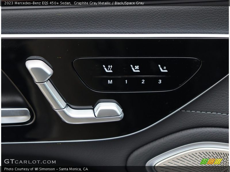 Controls of 2023 EQS 450+ Sedan