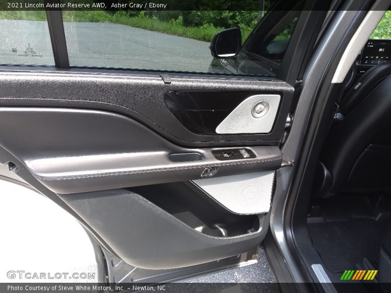 Asher Gray / Ebony 2021 Lincoln Aviator Reserve AWD