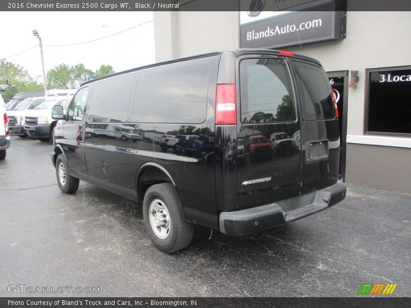 Black / Neutral 2016 Chevrolet Express 2500 Cargo WT