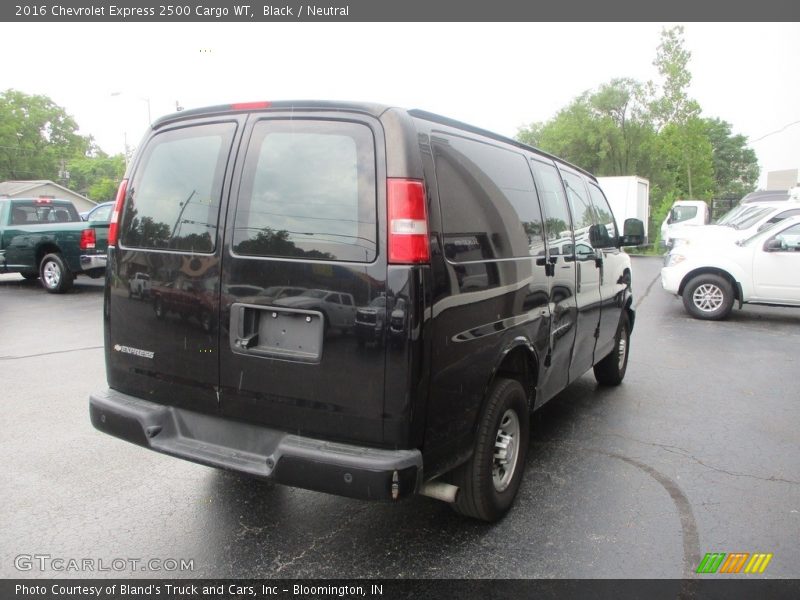 Black / Neutral 2016 Chevrolet Express 2500 Cargo WT