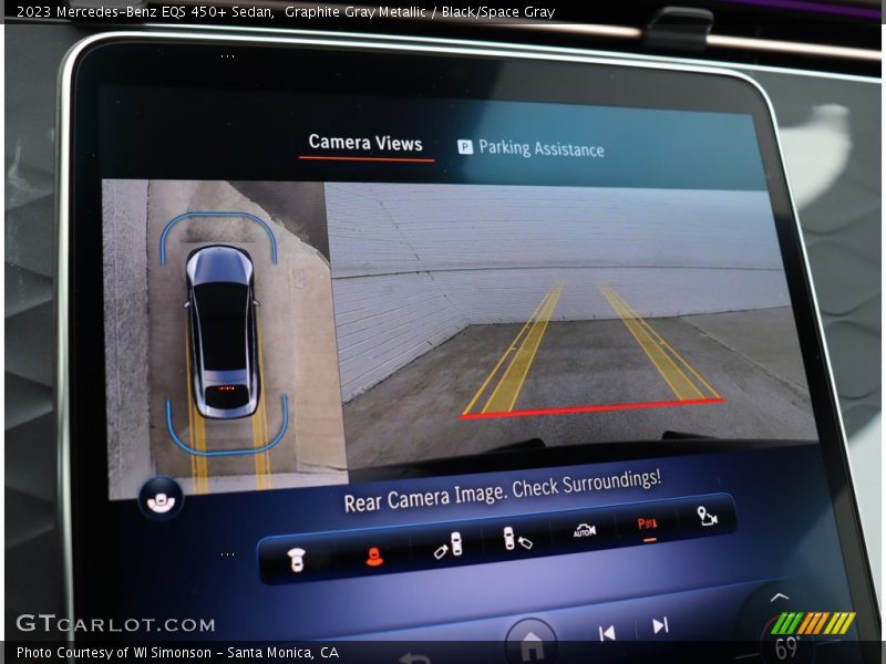 Controls of 2023 EQS 450+ Sedan